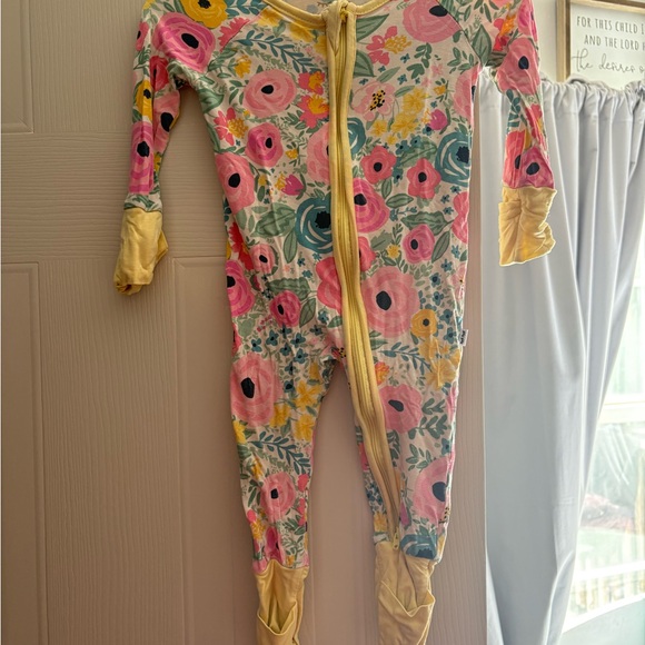 Little Sleepies Other - Little Sleepies Colorful Floral Footie